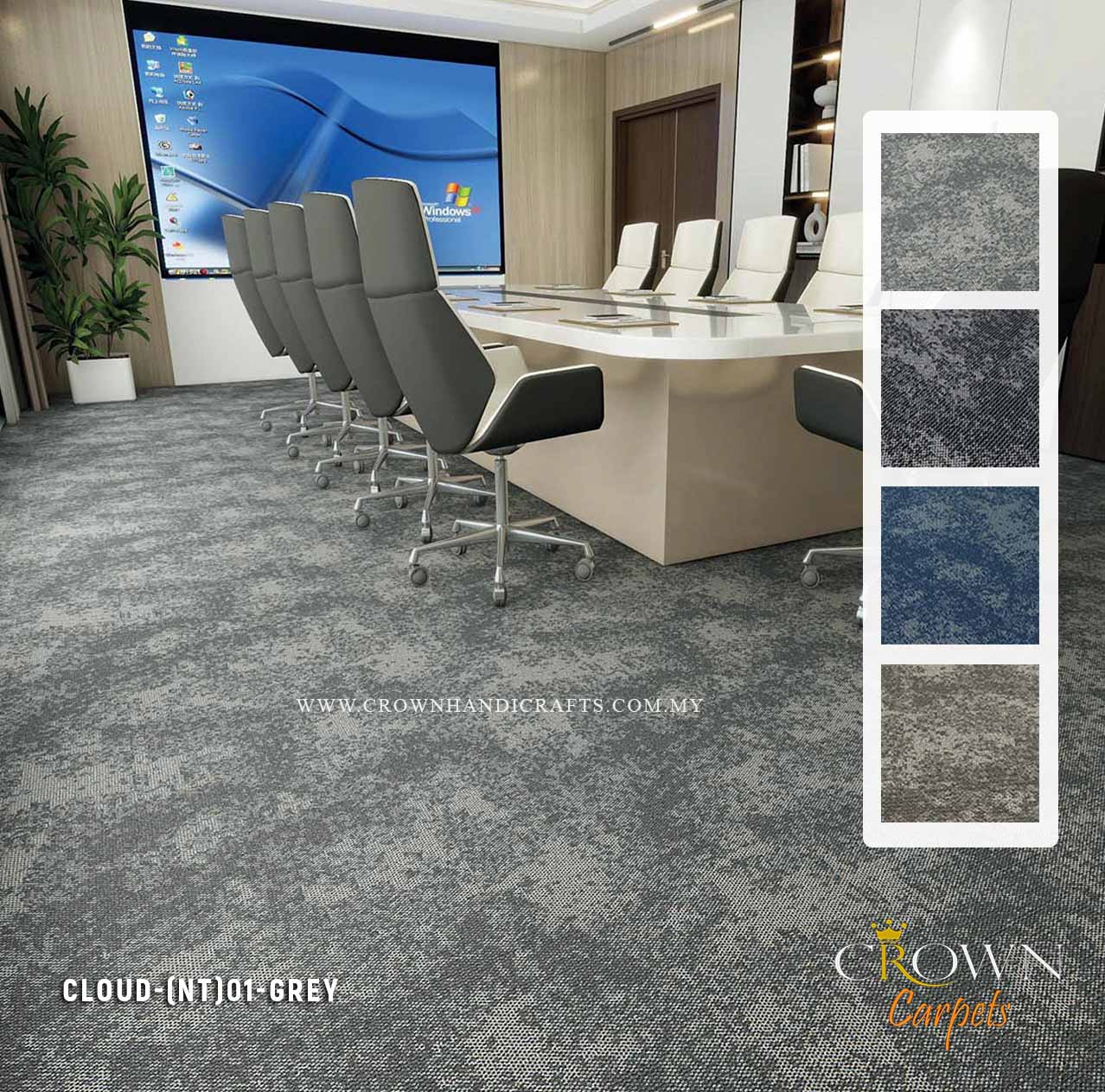 Carpet Roll for Office Hotel Retail Showroom | Cloud (NT) Wall To Wall Carpet