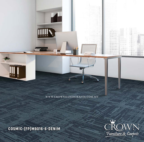 Contemporary Carpet Tiles | Modern Textured Modular Flooring for Stylish Office Spaces | COSMIC-ESSENTIAL (FP)