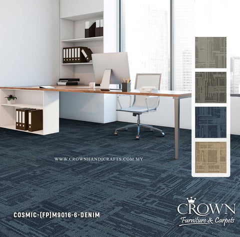 Contemporary Carpet Tiles | Modern Textured Modular Flooring for Stylish Office Spaces | COSMIC-ESSENTIAL (FP)