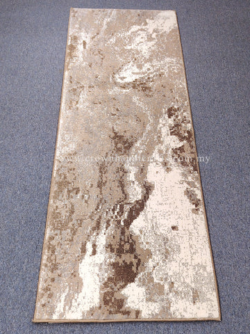 Grey-Brown Runner Rug – Modern Two-Tone Carpet for Stylish Hallways | CP RUG Elegance 8694 L.Grey Brown-CP177 (85X240CM)