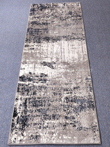 Grey-Blue Runner Rug – Soft Modern Carpet for Serene Corridors | CP RUG Elegance 8418 L.Grey Blue-CP178 (90X240CM)