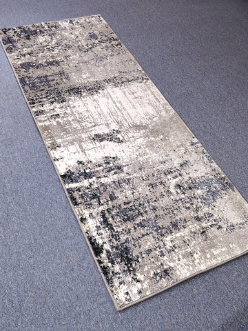 Grey-Blue Runner Rug – Soft Modern Carpet for Serene Corridors | CP RUG Elegance 8418 L.Grey Blue-CP178 (90X240CM)