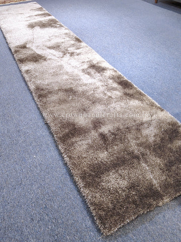 Extra-Long Grey Runner Rug – Soft Durable Carpet for Long Hallways | CP RUG L-Magnum L.Grey Mix-CP213 (84X473CM)