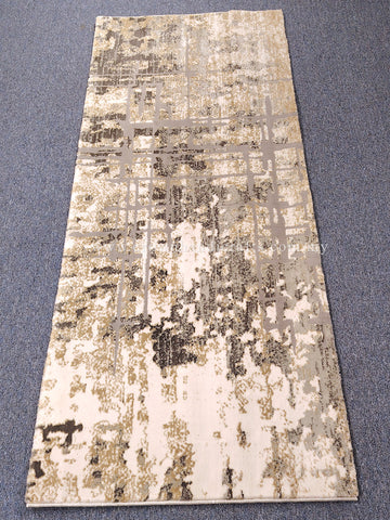 Modern Grey Runner Rug – Soft Designer Carpet for Sleek Living Spaces | CP RUG Salvadore 6868 Grey-CP218 (85X200CM)