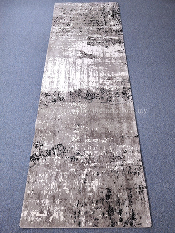 Large Grey Area Rug – Soft Modern Carpet for Open-Plan Living Rooms | CP RUG Elegance 8418 Grey-CP225 (100X300CM)