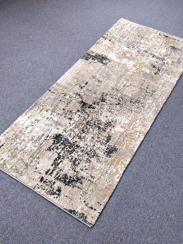 Blue Hallway Runner Rug – Modern Designer Carpet for Vibrant Corridors | CP RUG Salvadore 10545 Blue-CP232 (84X200CM)