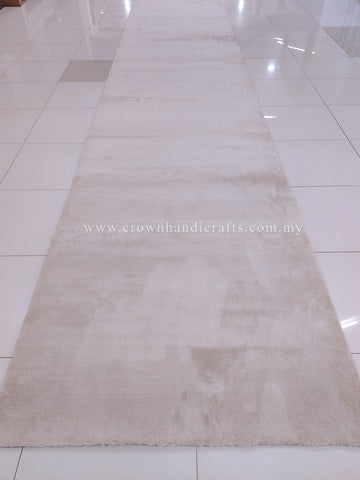 Extra-Long Beige Runner Rug – Soft Designer Carpet for Grand Halls | CP RUG Royal Aryona (AV) Million Beige-CP242 (138X790CM)