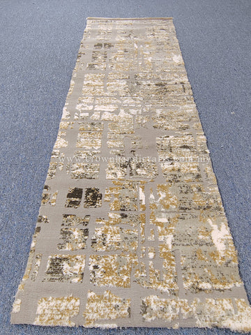 Slim Designer Runner Rug – Modern Patterned Carpet for Narrow Corridors | CP RUG Salvadore 6868-CP76 (57X168CM)