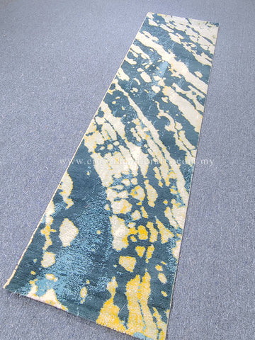 Royal-Blue Runner Rug – Bold Modern Carpet for Striking Hallways | CP RUG Empire Blue-CP80 (62X228CM)