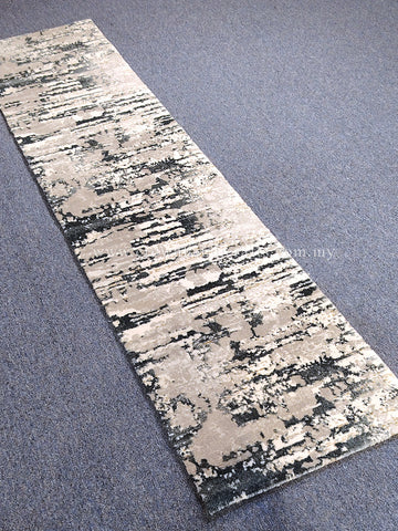 Slim Blue Runner Rug – Modern Designer Carpet for Narrow Entryways | CP RUG Salvadore 7269 Blue-CP81 (54X240CM)
