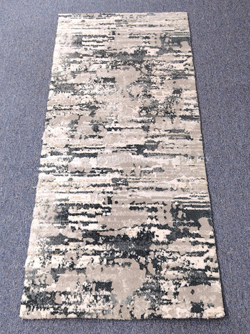 Blue Hallway Runner Rug – Modern Designer Carpet for Contemporary Corridors | CP RUG Salvadore 7269 Blue-CP82 (72X160CM)