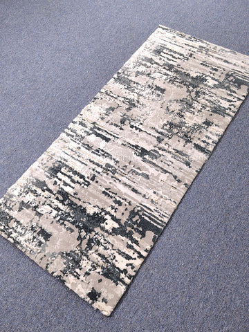 Blue Hallway Runner Rug – Modern Designer Carpet for Contemporary Corridors | CP RUG Salvadore 7269 Blue-CP82 (72X160CM)