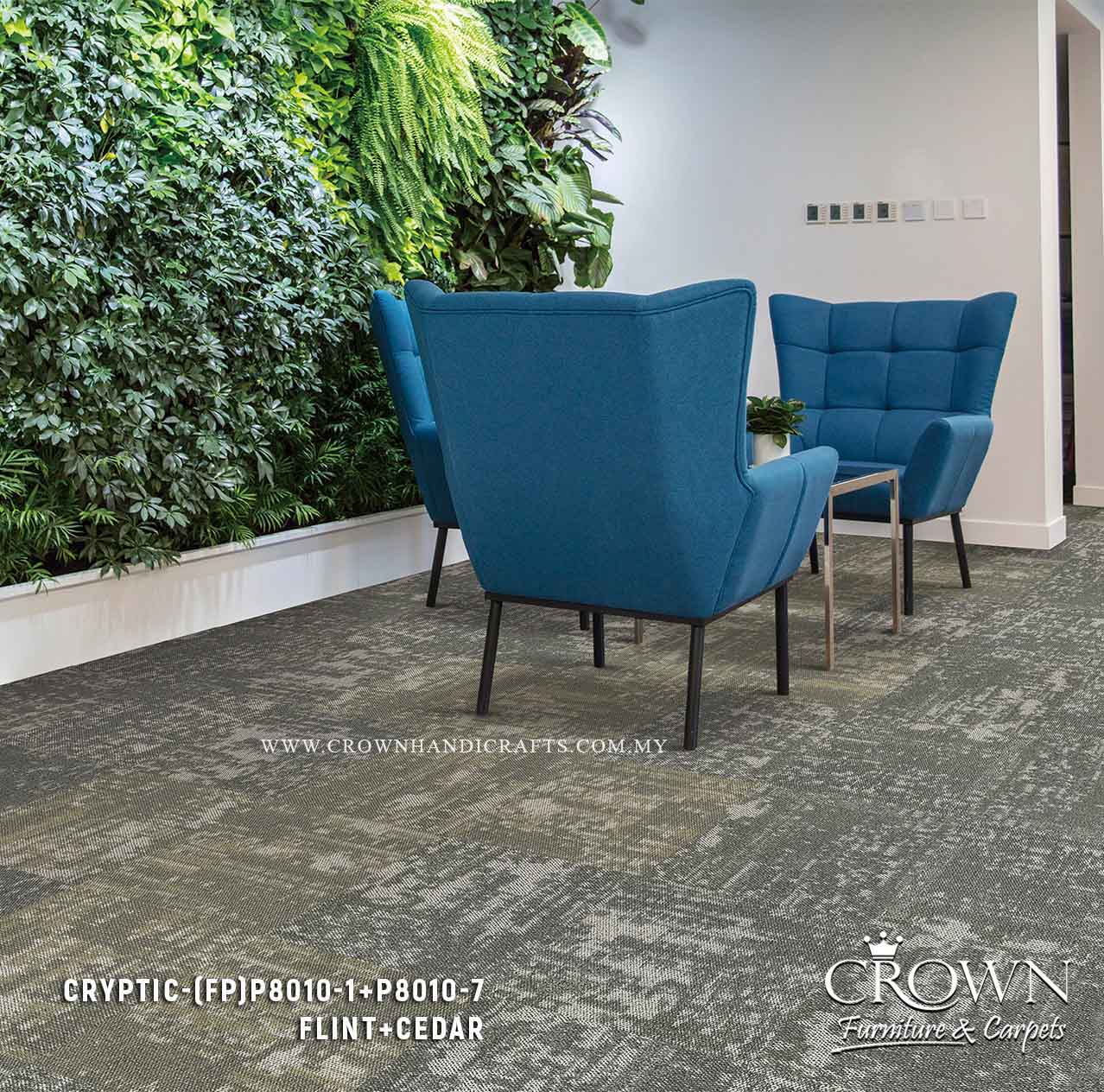 Modern Carpet Tile Flooring | Stylish Modular Design for Contemporary Office Interiors | Cryptic-Primo (FP)