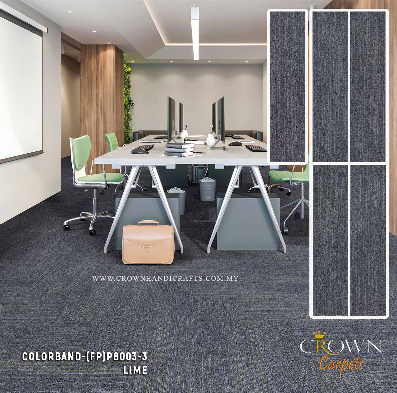 Impressive Commercial Carpet Tiles | Colorband-Primo Plank (FP)