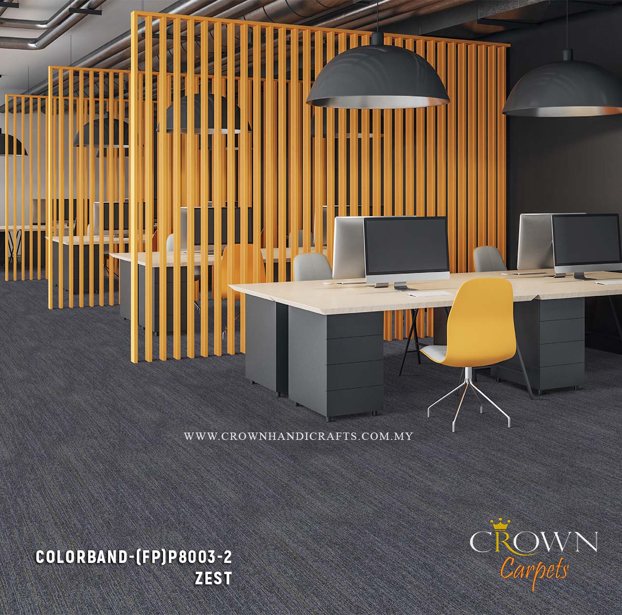 Impressive Commercial Carpet Tiles | Colorband-Primo Plank (FP)