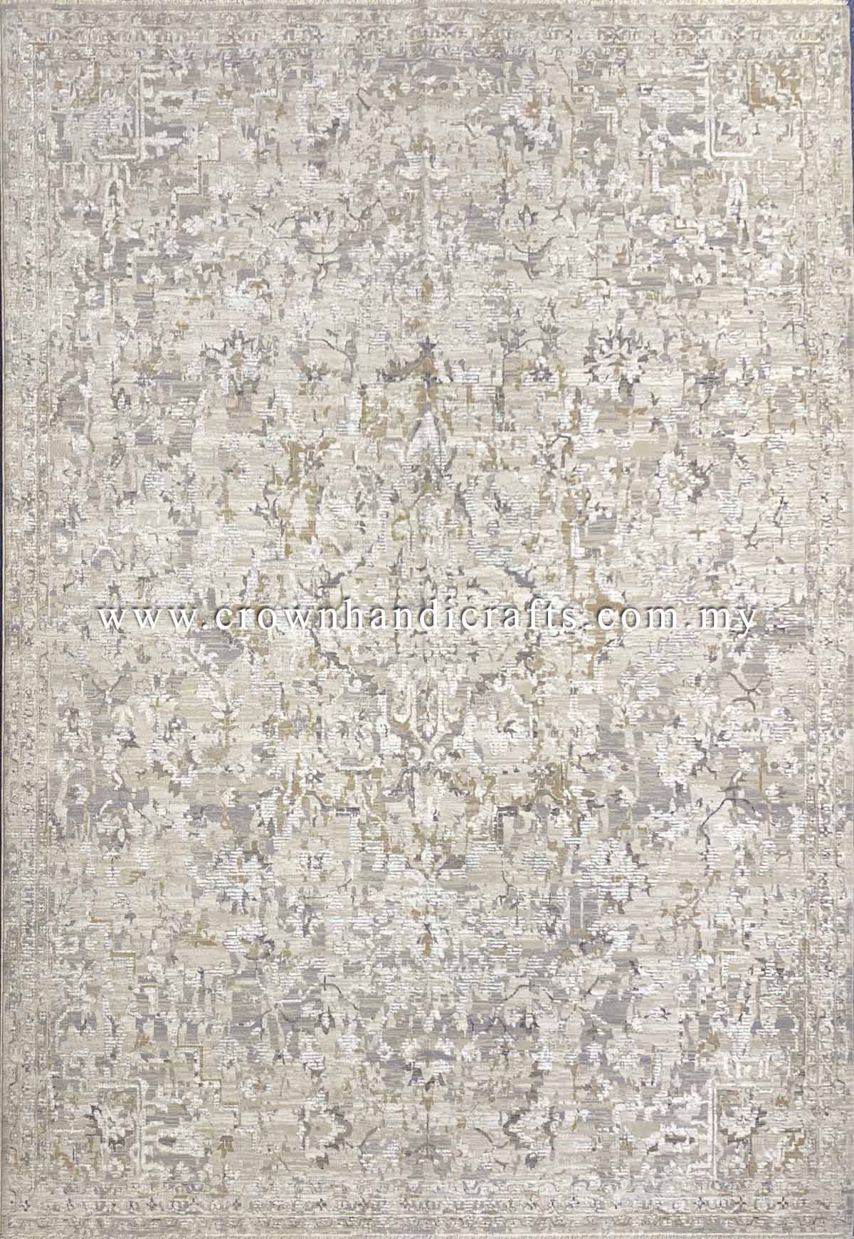Modern Rugs Distressed Look Carpets for Living Room | Distressed Mix D5