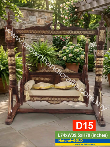 Signature Maharaja Swing – A Blend of Heritage Design and Contemporary Luxury | D15 (NATURAL+GOLD)