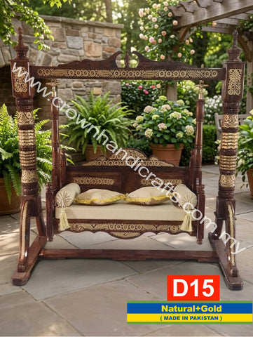 Signature Maharaja Swing – A Blend of Heritage Design and Contemporary Luxury | D15 (NATURAL+GOLD)