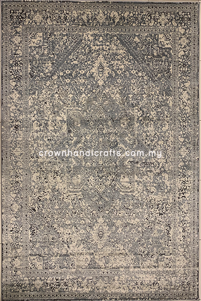 Mid Century Modern Designer Carpets Rugs | DISTRESSED Mix Rug D17