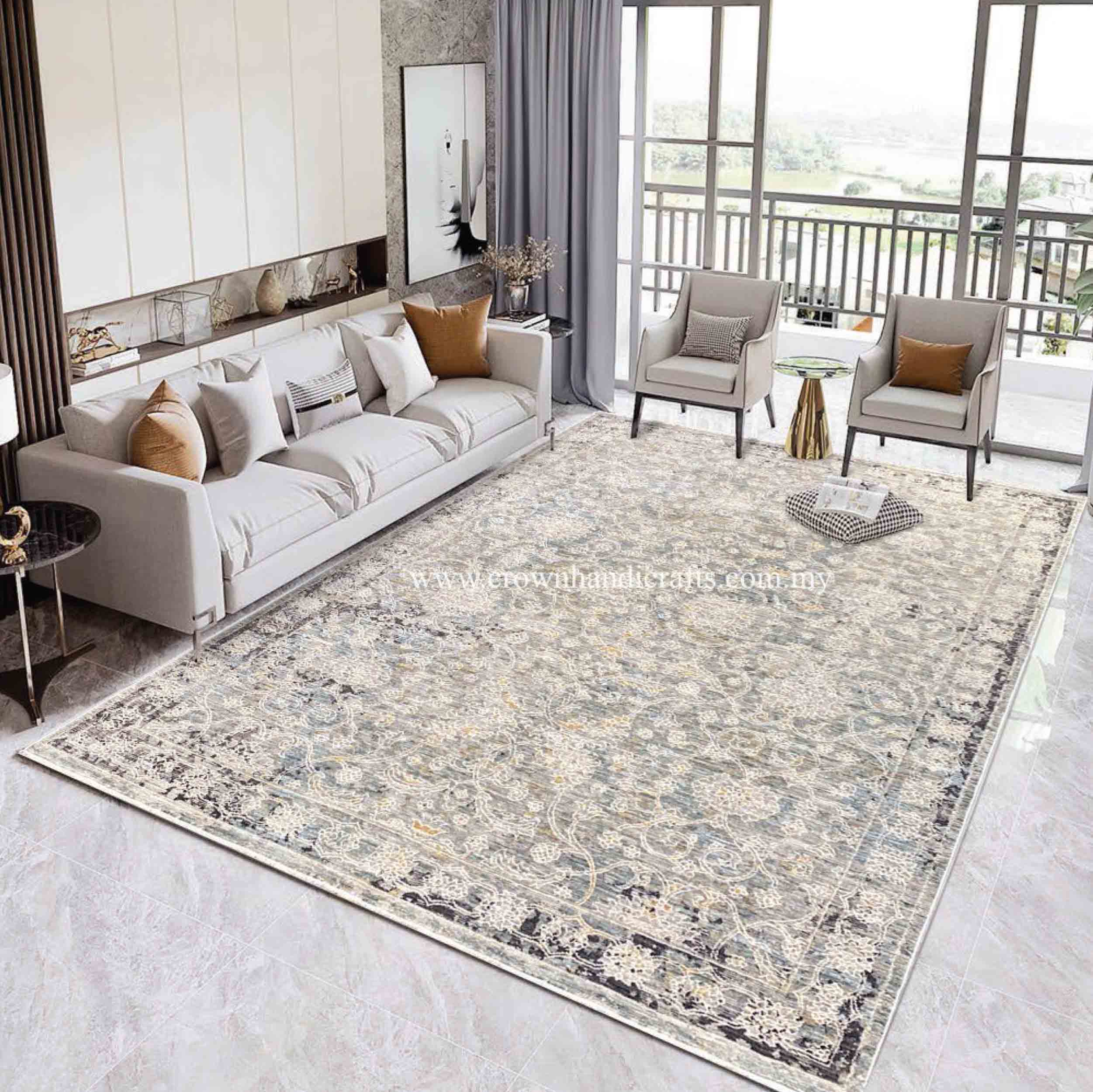 Modern Rugs with a Distressed Look for Living Rooms | Distressed Mix D28