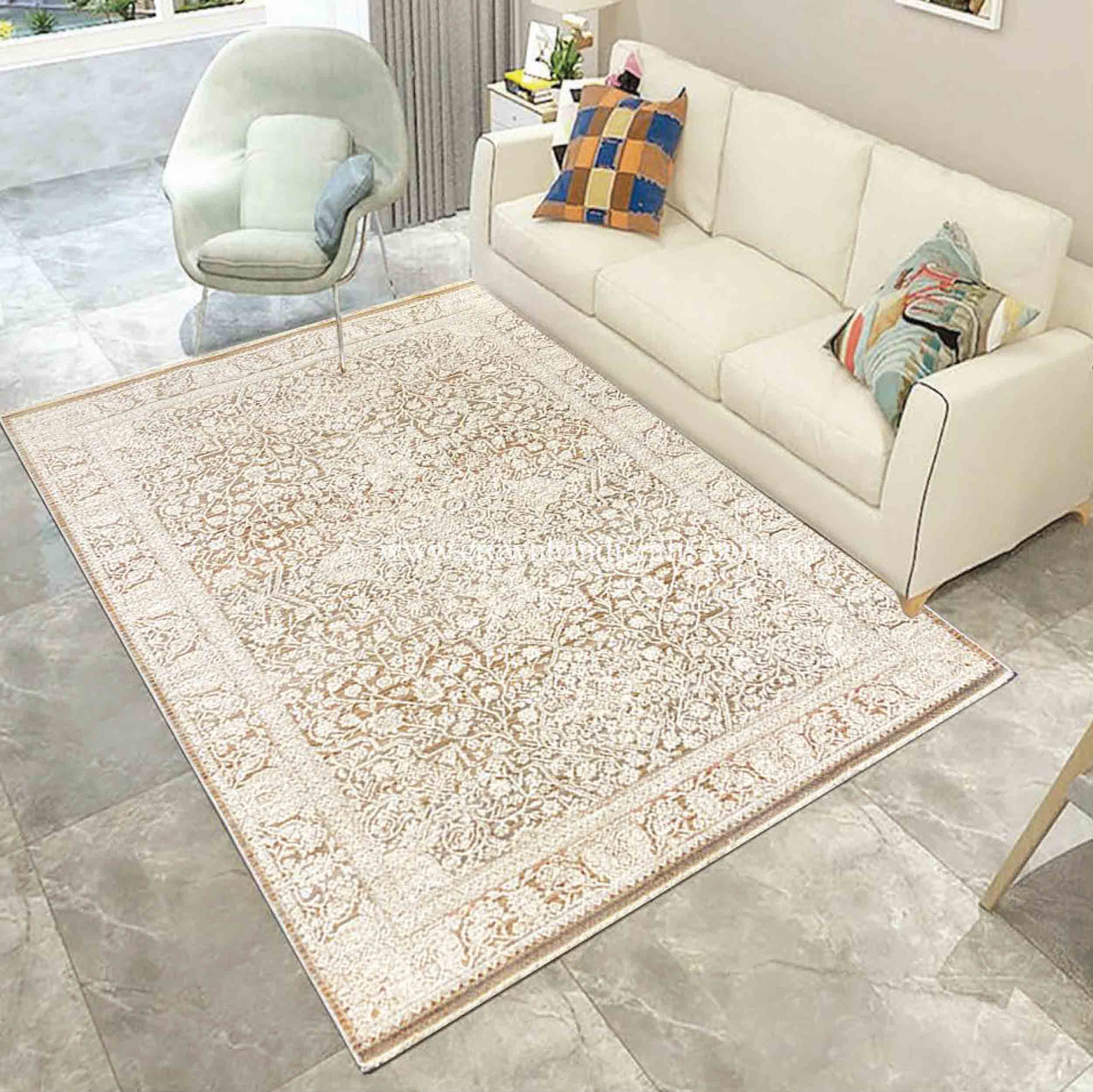 Create a Cohesive Style: Vintage Distressed Carpets Designed to Complement Your Living Room Sofa | Distressed Mix D32