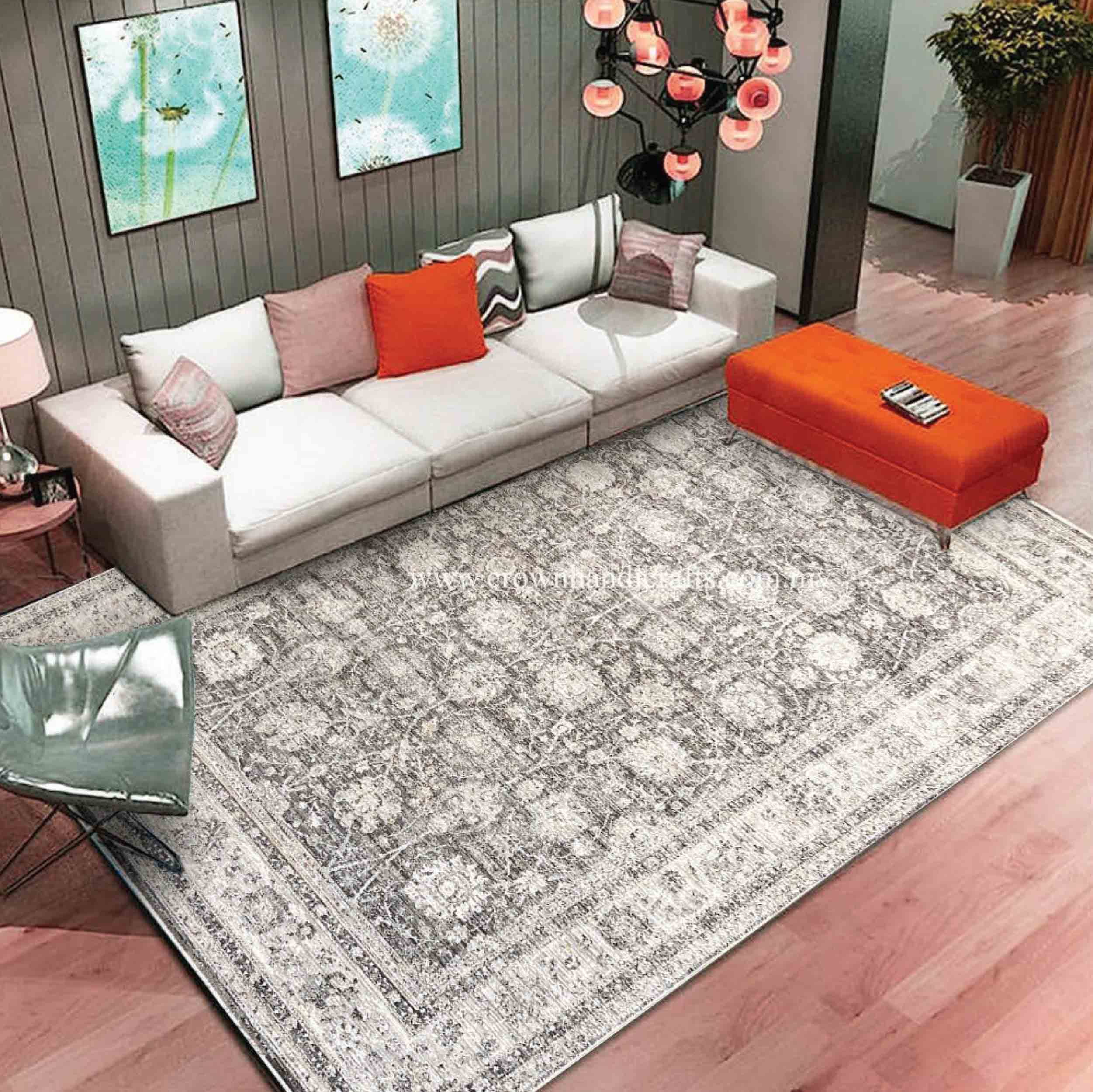 Modern Rugs with Distressed Appeal: Perfect for Living Spaces | Distressed Mix D48