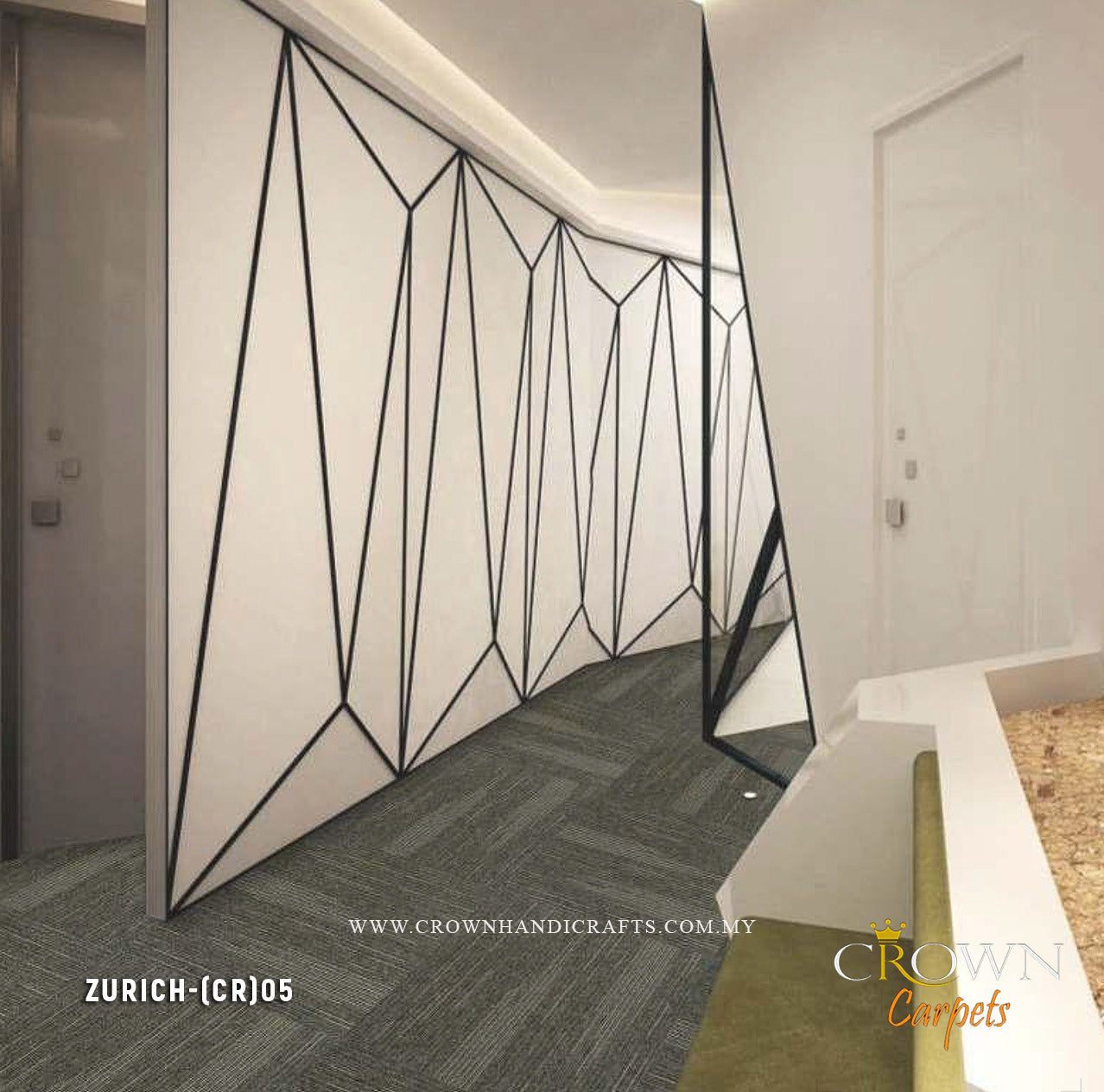 Affordable Carpet Tiles for Office | Zurich (CR)
