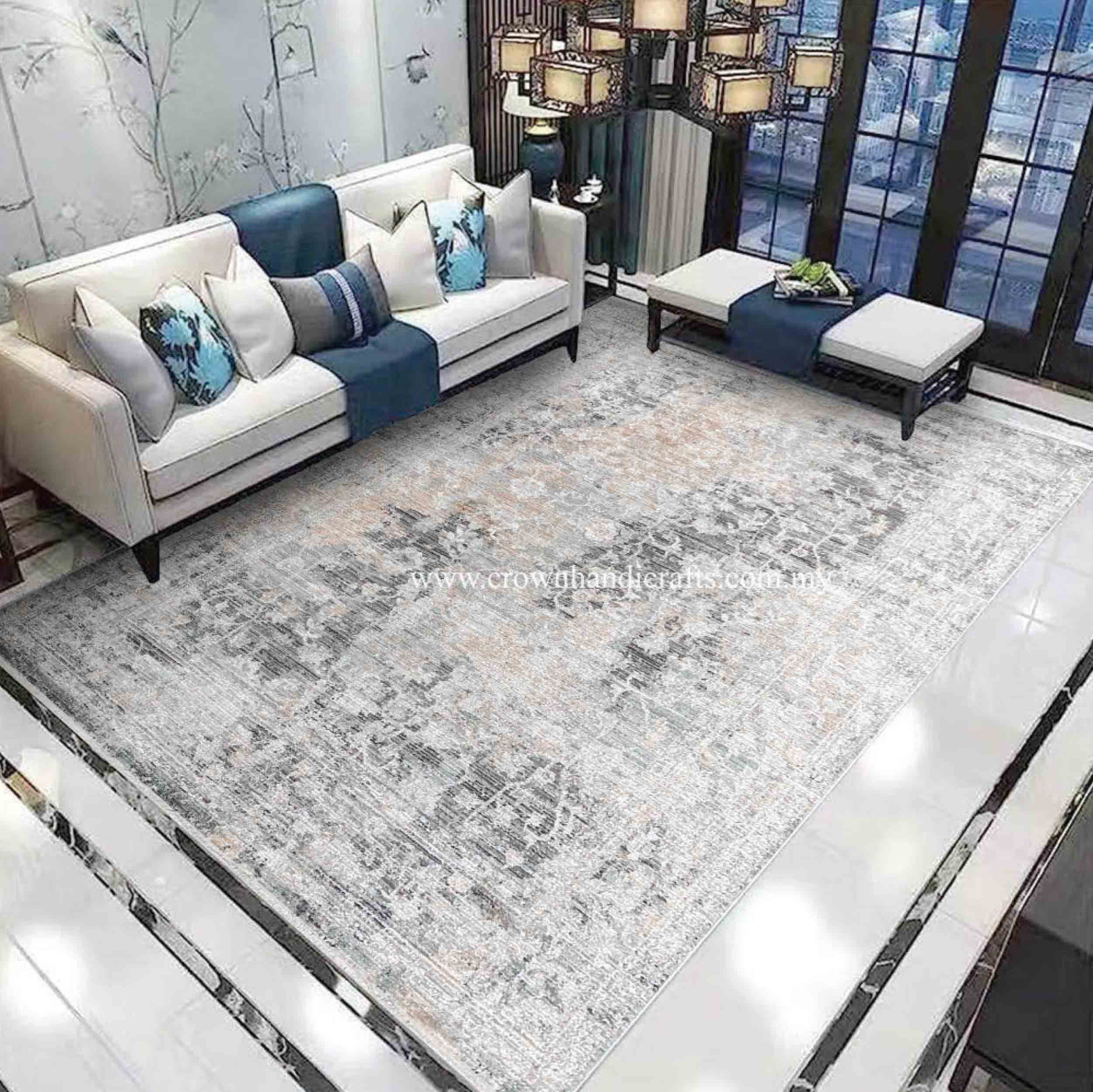 Modern Interior Design: Distressed Rugs for a Unique Look | Distressed Mix D50