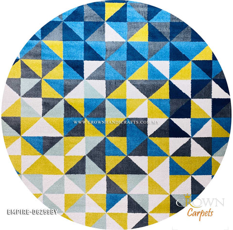 Turkey Carpets for Living Room | Modern Carpet Contemporary Design | Empire D6259BY Round