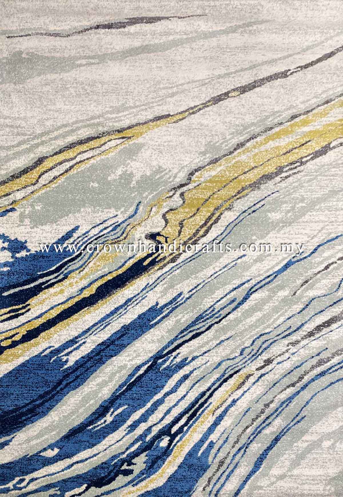 Smooth Fine Rug for Living Room Modern Design Carpet | Empire D6263IVB