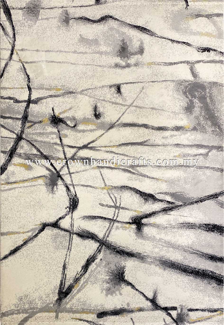 Abstract Rug Modern Design Carpet High Quality | Nava D7369IV