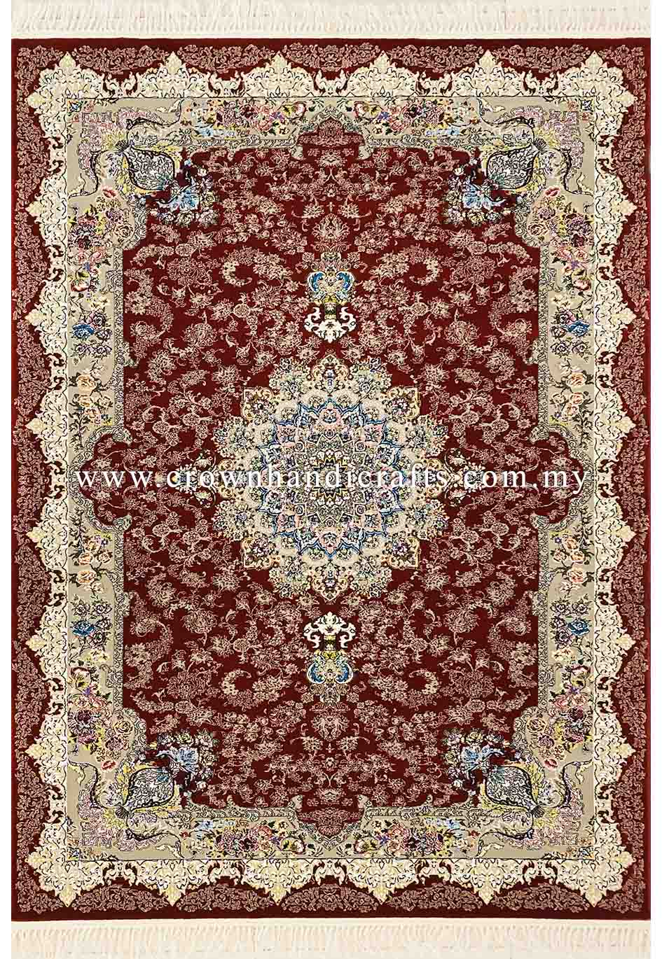 Authentic Persian Rug Iran Carpet Wool Feel High End Quality Hand Look Man Made Persian Carpets for Living Room | Dorrin Delpasand