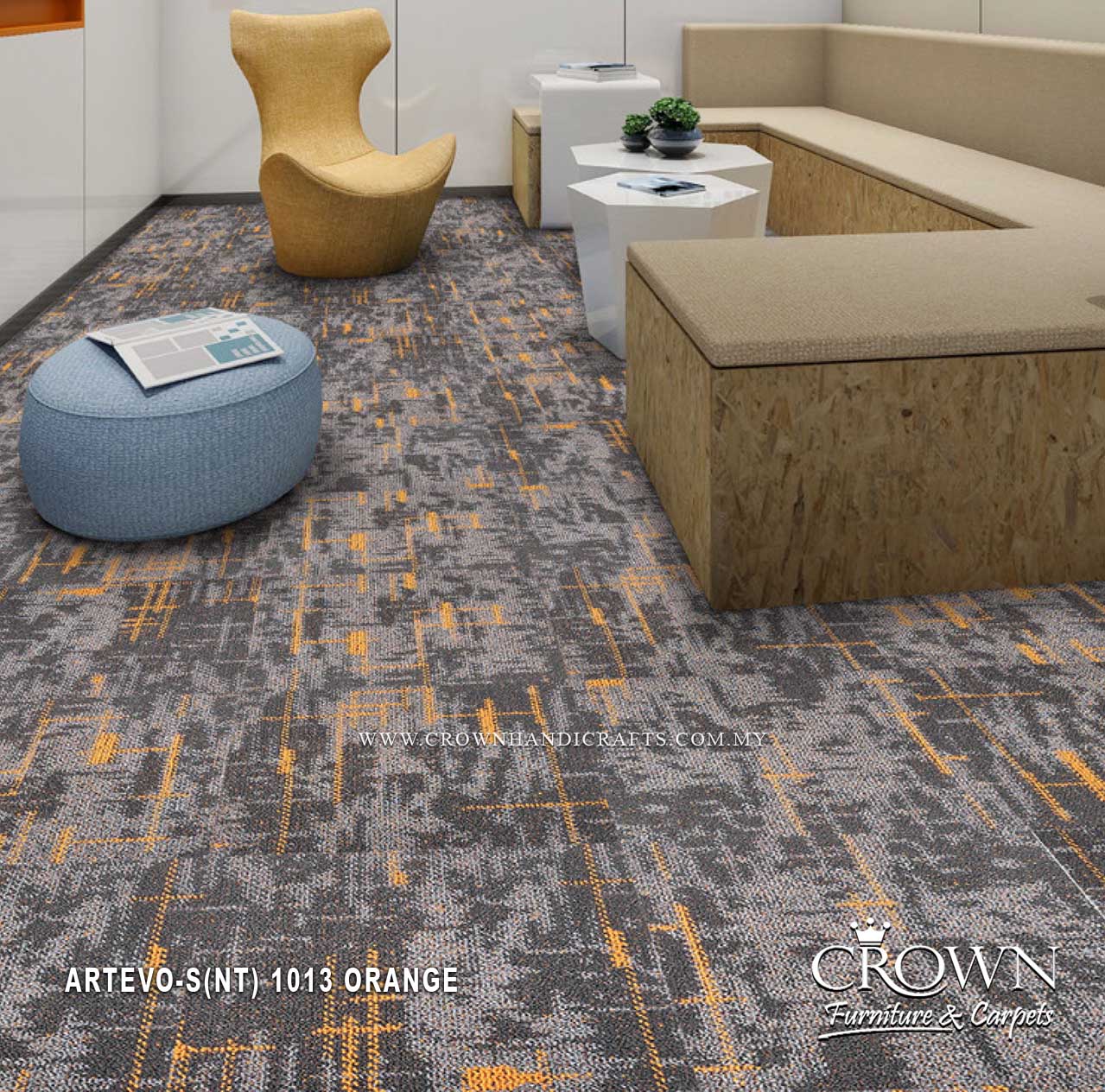 Contemporary Carpet Tile Flooring | Modern Modular Design for Offices & Businesses | Artevo (NT)