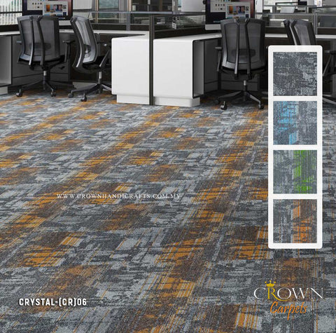 Competitive Price Textured Carpet Tiles | Crystal (CR)