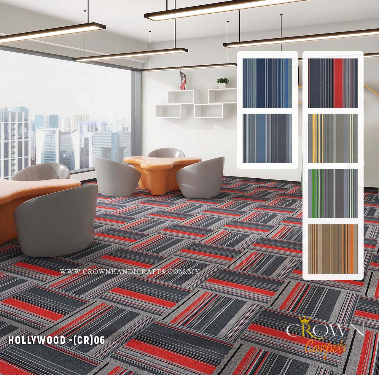 Amazing Carpet Tile Pattern | Hollywood (CR)