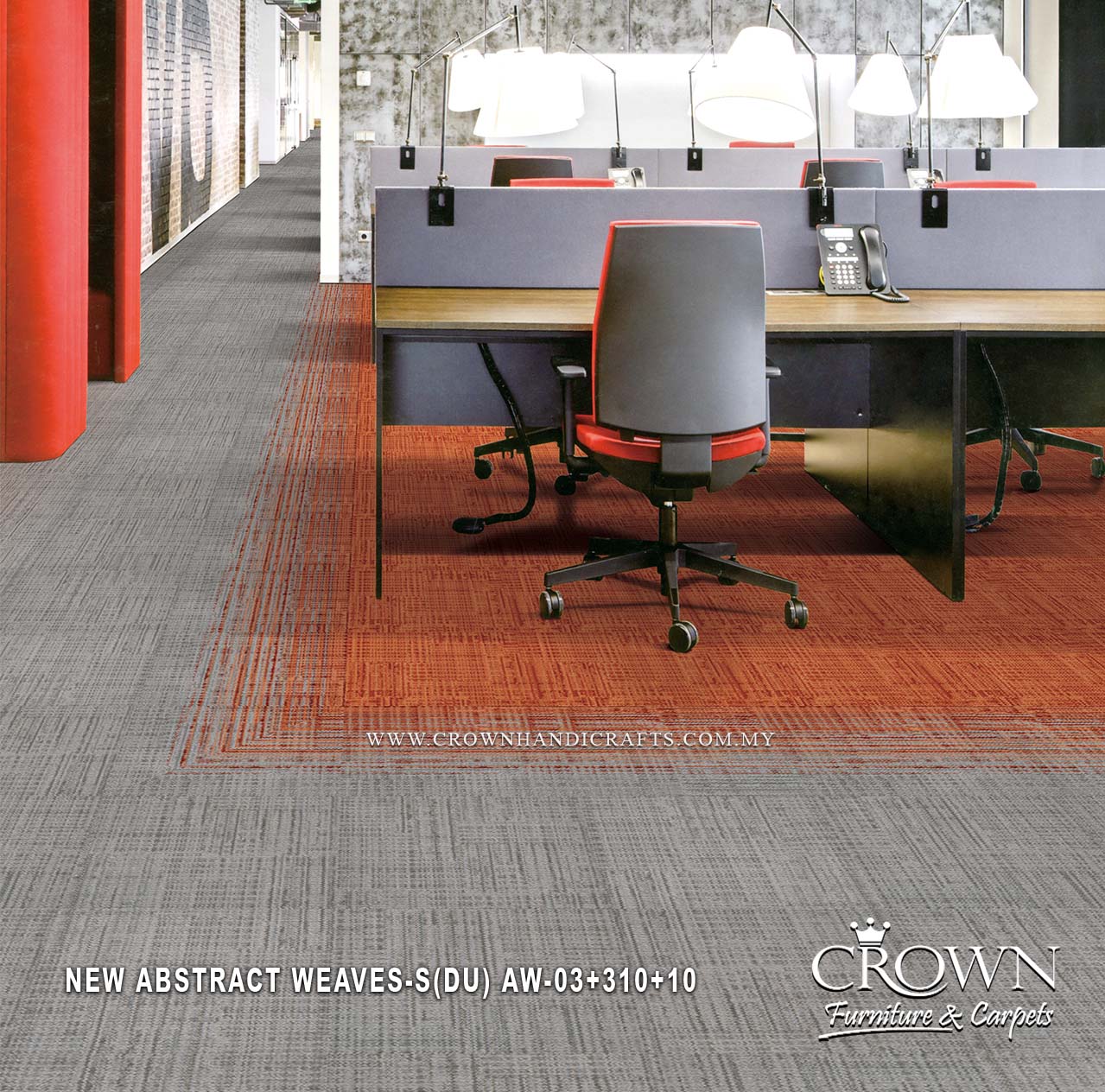 Modern Designer Carpet Tiles | Textured Office Flooring for Contemporary Spaces | New Abstract Weaves Sq (DU)