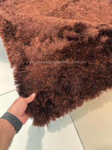 A Very Soft Shaggy Rugs with a Silky Smooth Texture, Perfect for Modern Homes  | Dzeel Plain Shaggy (180X250CM)