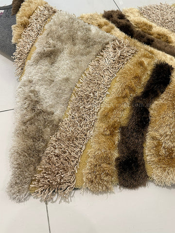 Create a Soft Paradise in Your Bedroom with Shaggy Touch | Elegance Shaggy Zig Zag N8249 (150X220CM)