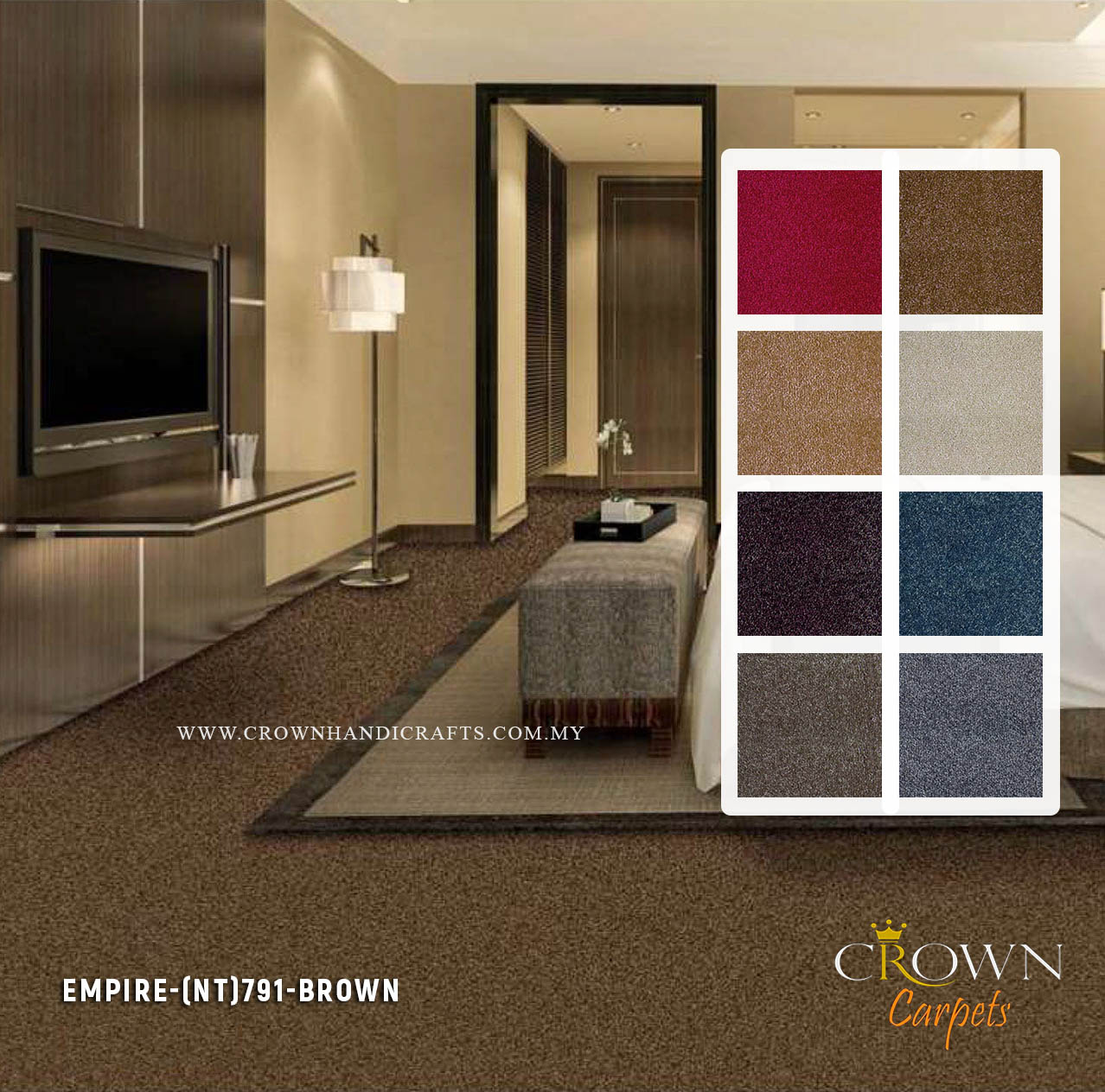 Guaranteed High Quality Carpets Exclusive Range | Empire (NT) Wall To Wall Carpet