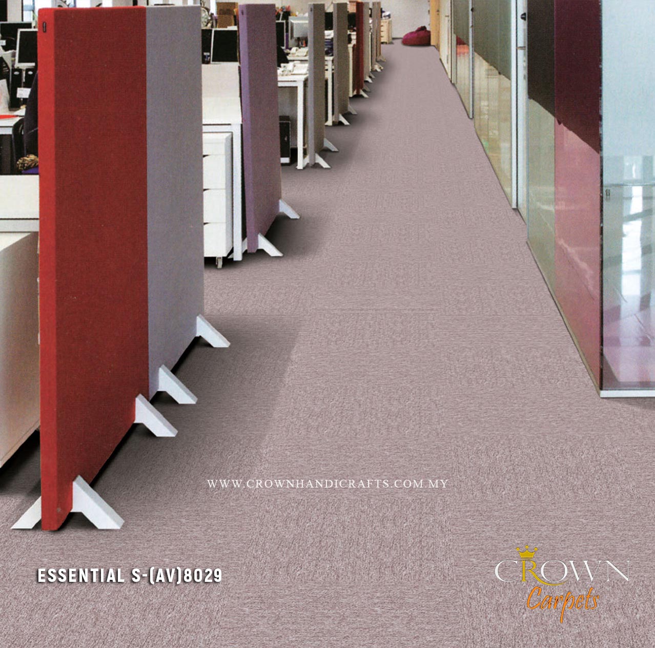 Economical Heavy Duty Commercial Carpet Tiles | Essential-S (AV)