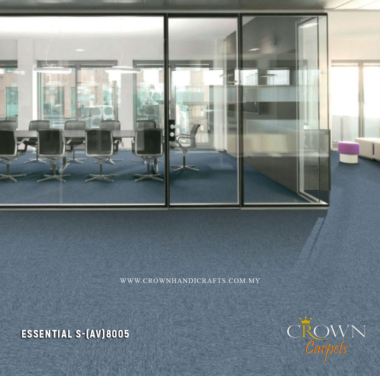 Economical Heavy Duty Commercial Carpet Tiles | Essential-S (AV)