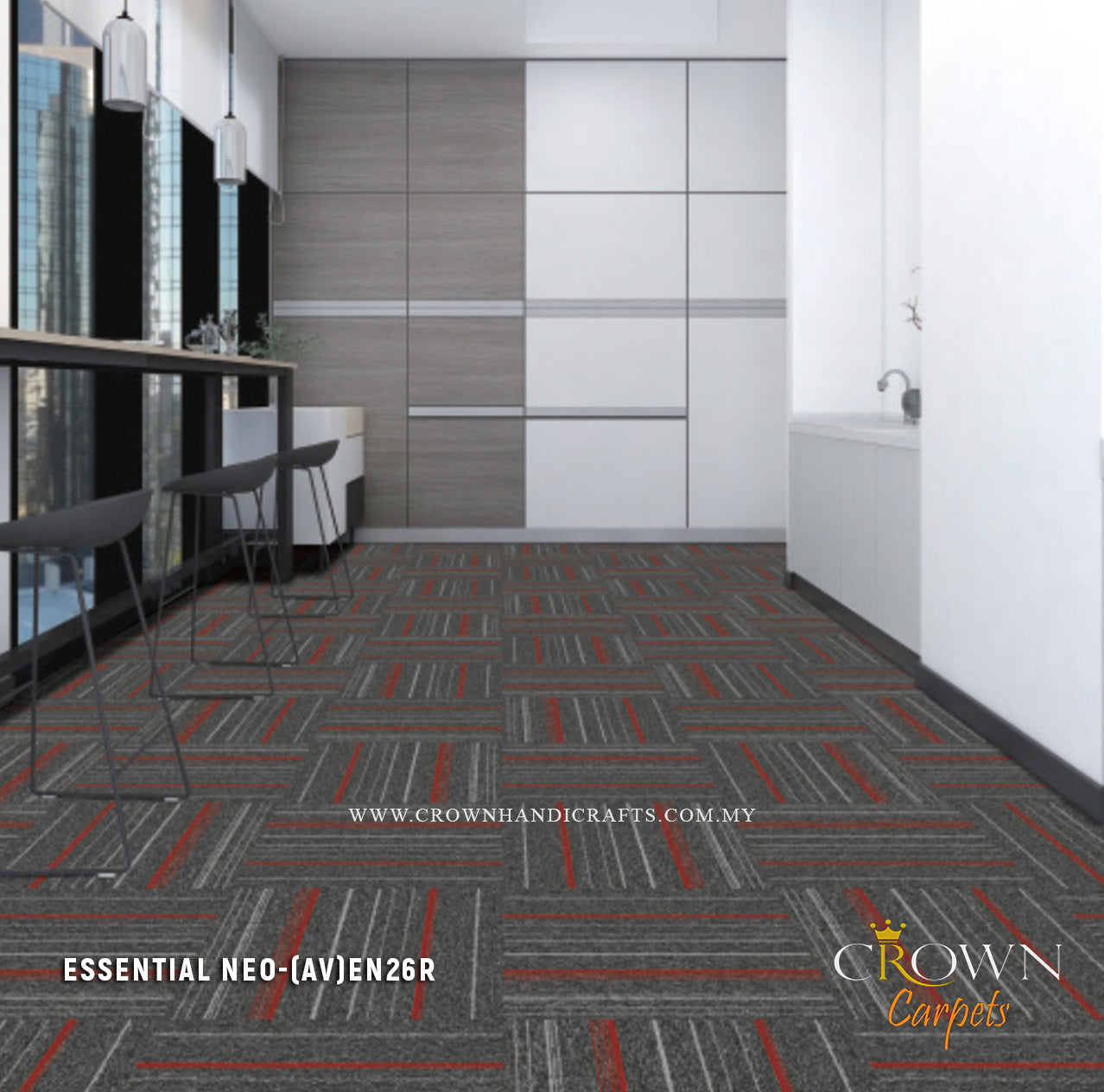 Attractive Floor Carpet Tile | Essential Plus-Neo (AV)