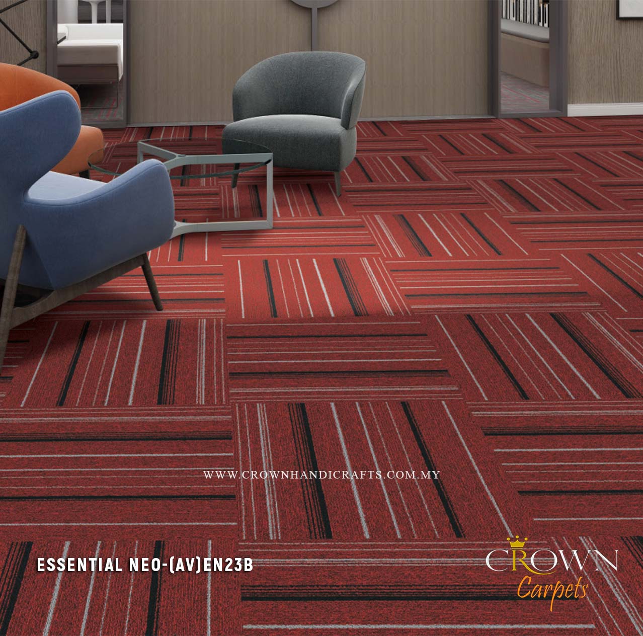 Attractive Floor Carpet Tile | Essential Plus-Neo (AV)