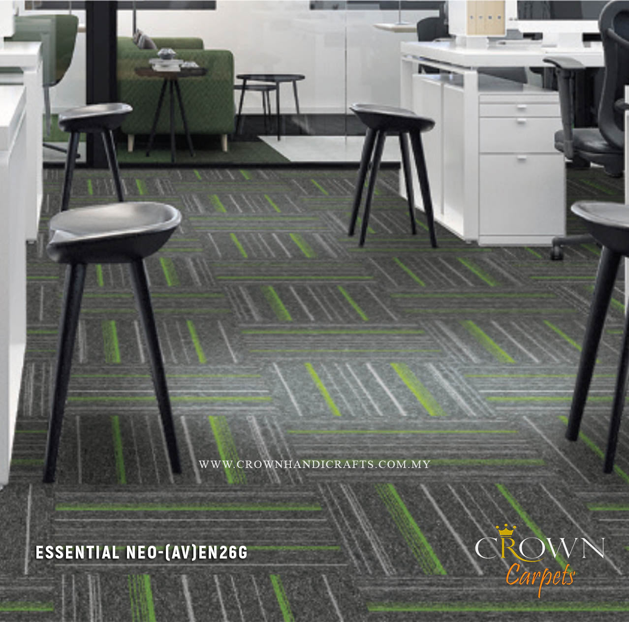 Attractive Floor Carpet Tile | Essential Plus-Neo (AV)