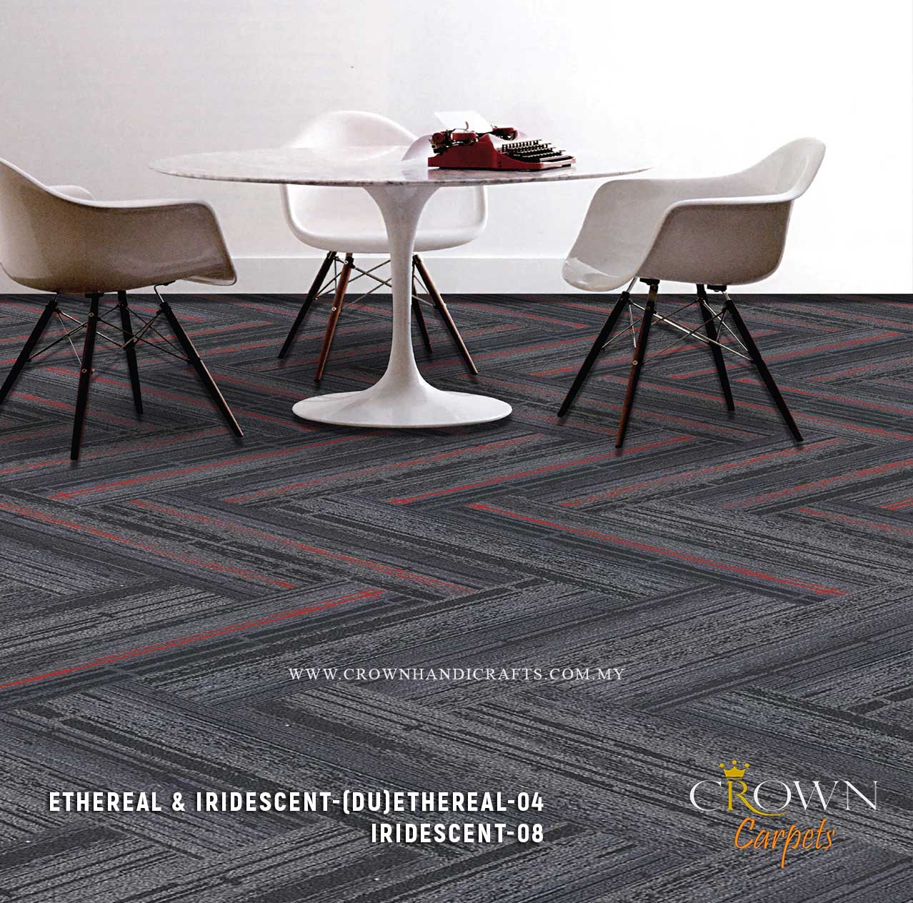 Excellent Patterned Carpet Tiles | Ethereal & Iridescent Plank (DU)