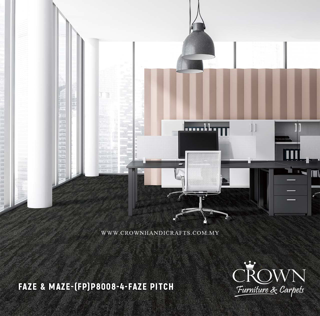 Amazing Carpet Tiles for Office | Faze & Maze  (FP)