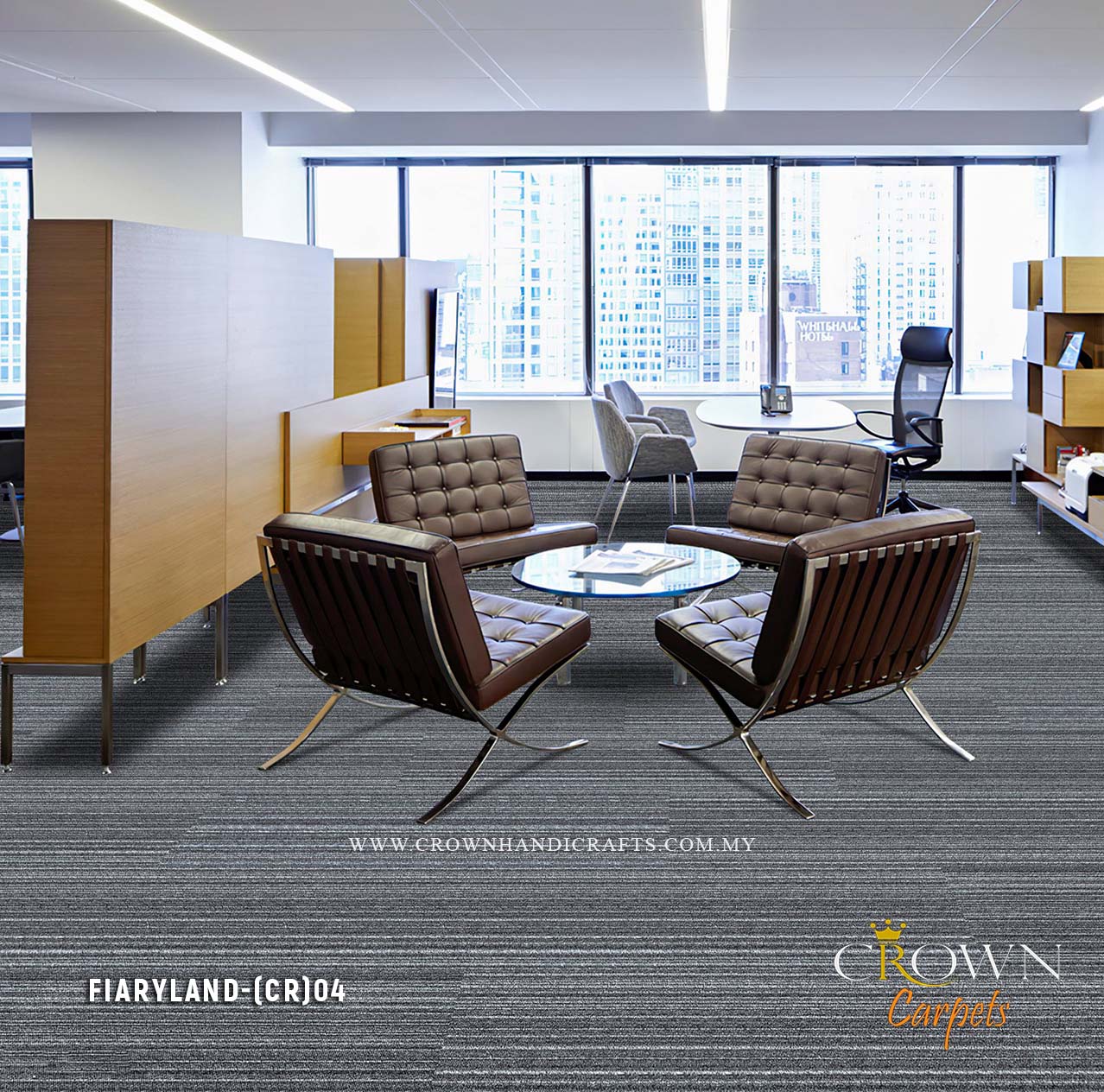 Efficient Grey Carpet Tiles | Fiaryland Plank (CR)