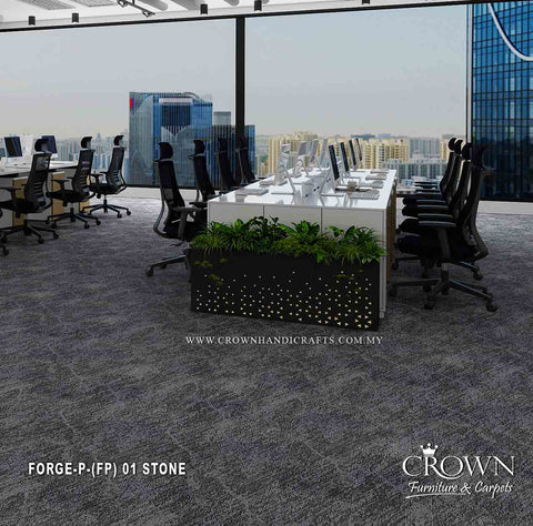 Modern Workspace Carpet Tiles – Practical Modular Floor Design | Forge-Essential (FP)