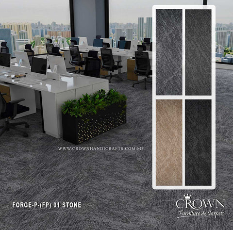 Modern Workspace Carpet Tiles – Practical Modular Floor Design | Forge-Essential (FP)
