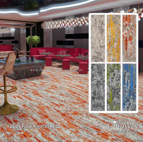 Designer Style Carpet Tiles – Contemporary Office Flooring | Fusion Flow-Primo (FP)